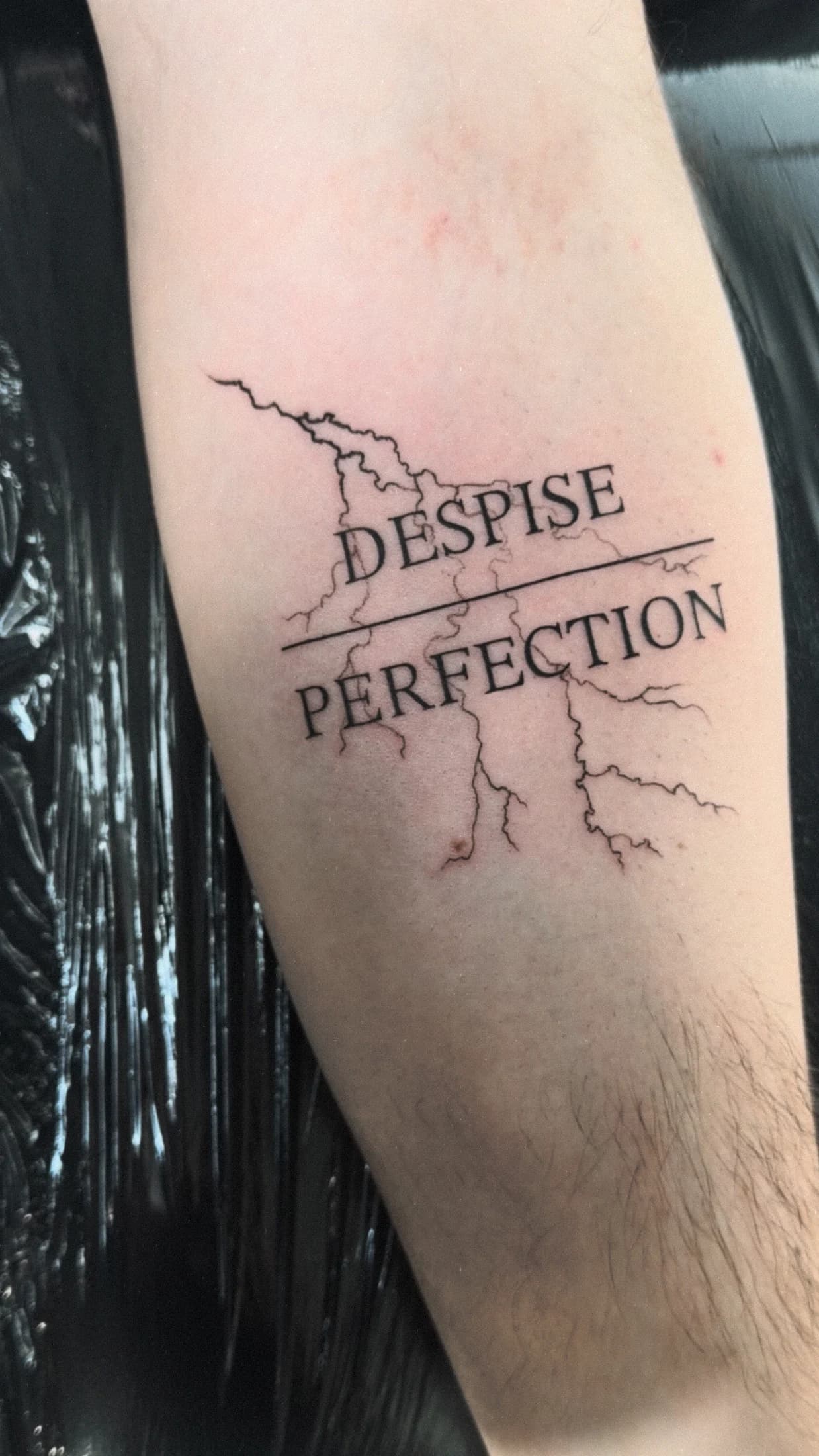 Large scale black and grey tattoo composition