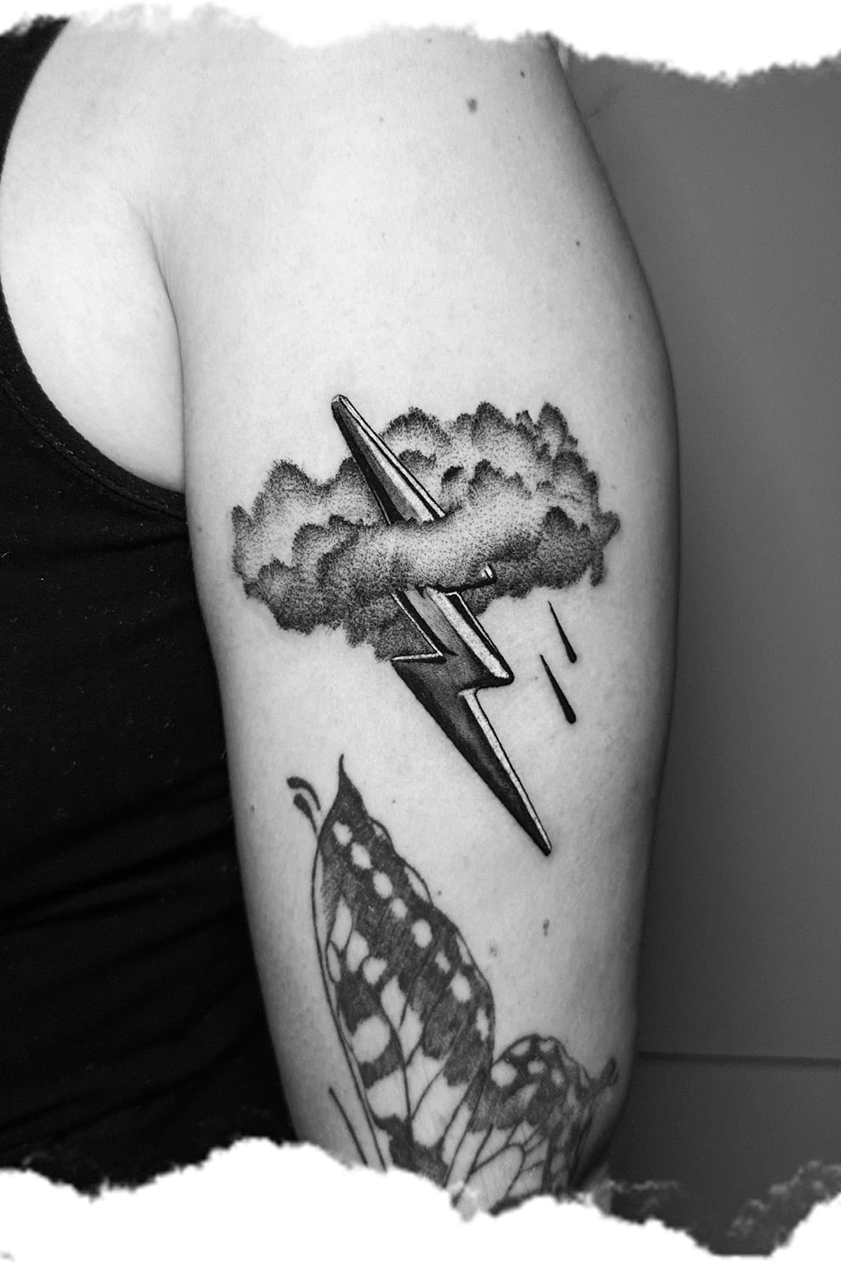 Detailed realistic tattoo work