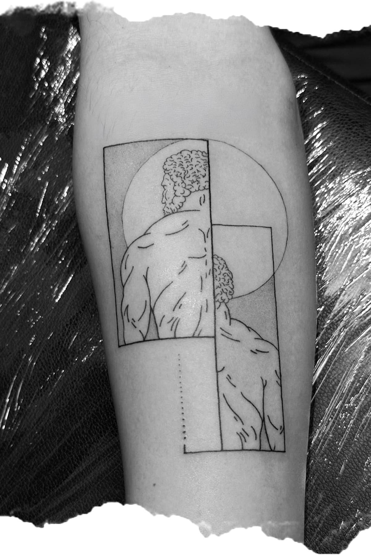 Realism tattoo shading and texture
