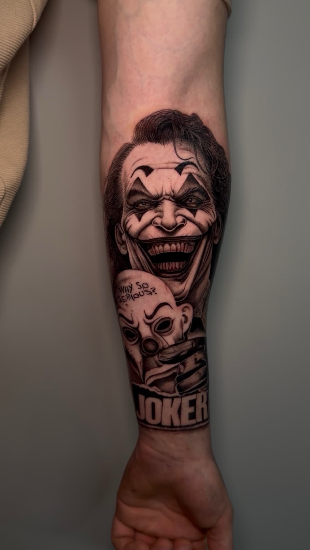 Black and grey tattoo from Infinity Tattoo